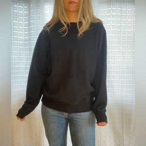 Black crew neck